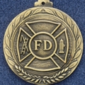 1.5" Stock Cast Medallion (Fire Department)